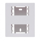 Placa|Caixa de Sobrepor com Suporte  Branco BiancoPró Alumbra